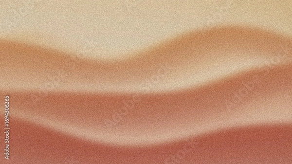 Fototapeta Abstract grainy gradient background, orange blue white yellow glowing color gradient shape, noise texture black backdrop web page banner poster and header design