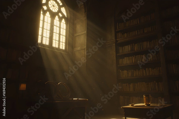 Fototapeta  Dynamic Wavelike Light Streams