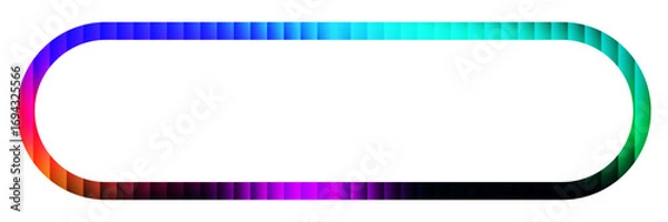 Fototapeta rectangle frame Iridescent glass ripple with dark gradient. futuristic abstract glow with vertical blur. Ideal for futuristic or cyber-themed projects, tech branding. vector illustration