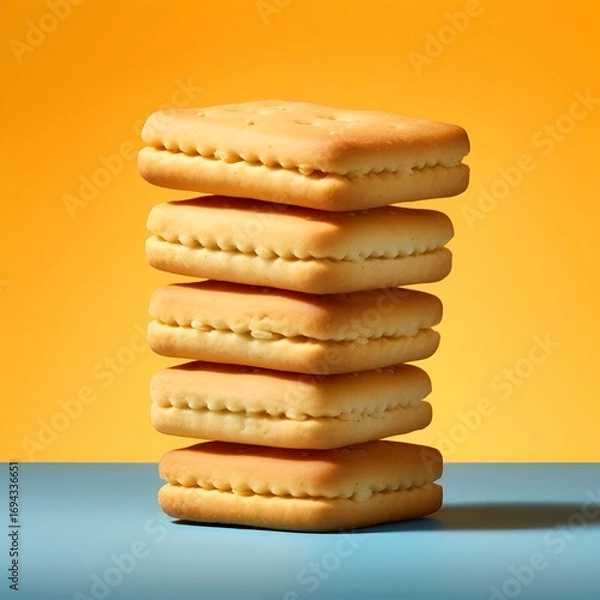 Fototapeta stack of cookies