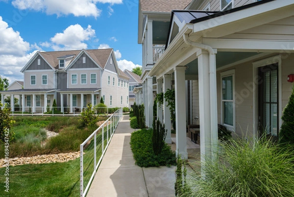 Obraz Modern Townhomes