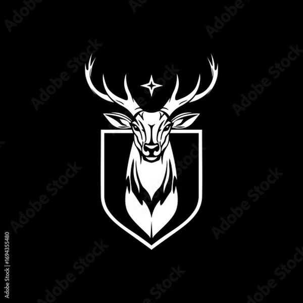 Obraz Royal Stag Crest Symbol