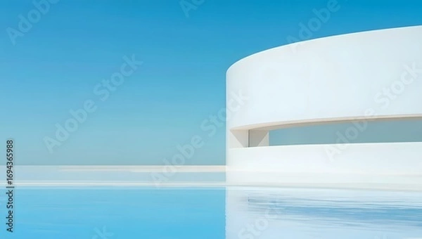 Fototapeta Modern Architecture Reflection - Copacabana, Brazil