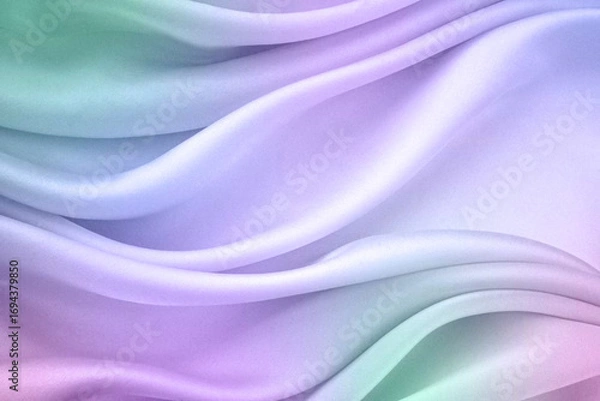 Fototapeta 流れのあるシルクサテン＿背景	