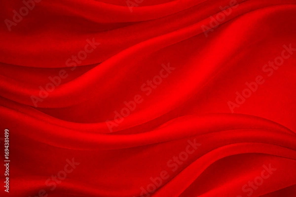 Fototapeta 流れのあるシルクサテン＿背景	