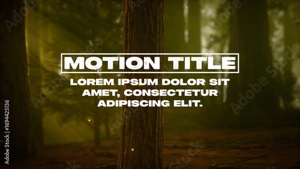 Fototapeta Text Animations Template