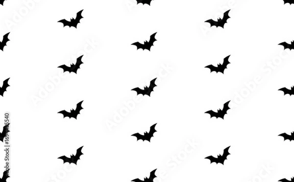 Fototapeta コウモリシルエット　②