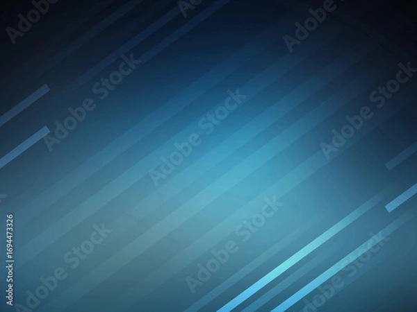 Obraz Niebieskie tło z paskami, gradient