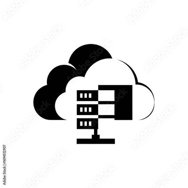 Obraz Cloud Server Data Storage Network Technology.