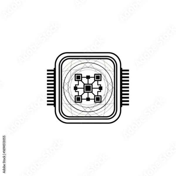 Obraz Microchip Circuit Board Technology Processor.