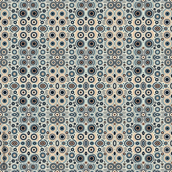 Fototapeta Seamless Polka Dot Pattern Background with Bold Dots for Fabric, Textile and Wallpaper Design