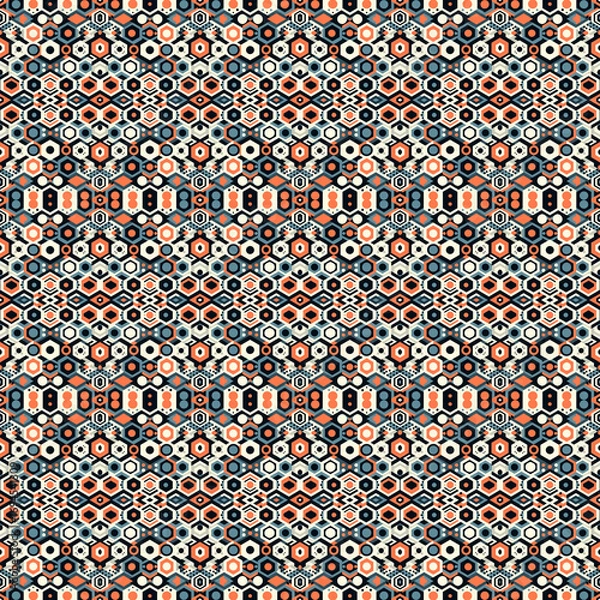 Fototapeta Seamless Polka Dot Pattern Background with Bold Dots for Fabric, Textile and Wallpaper Design