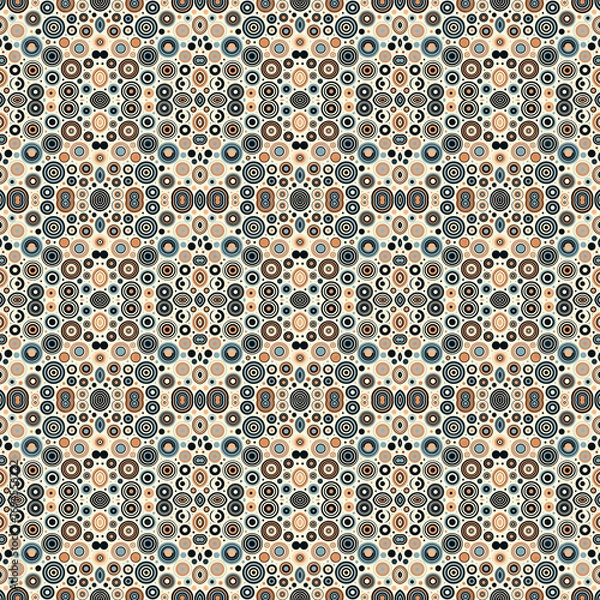 Fototapeta Seamless Polka Dot Pattern Background with Bold Dots for Fabric, Textile and Wallpaper Design