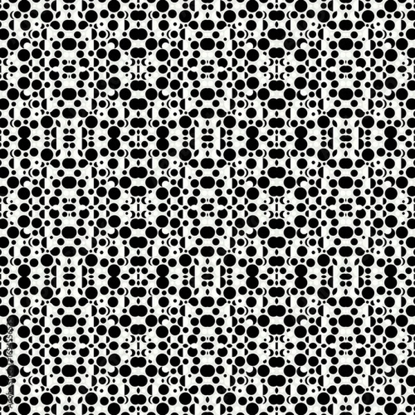 Fototapeta Seamless Polka Dot Pattern Background with Bold Dots for Fabric, Textile and Wallpaper Design