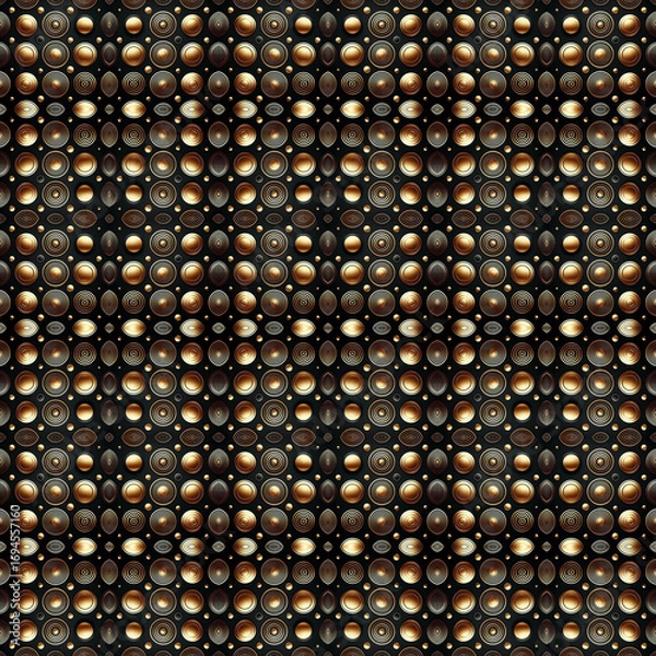 Fototapeta Seamless Polka Dot Pattern Background with Bold Dots for Fabric, Textile and Wallpaper Design