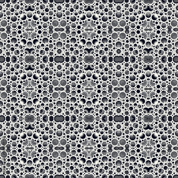 Fototapeta Seamless Polka Dot Pattern Background with Bold Dots for Fabric, Textile and Wallpaper Design