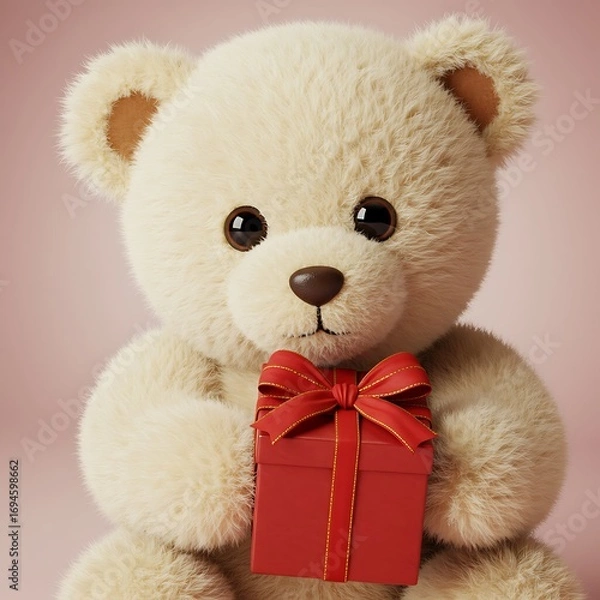 Obraz Creamy Cuddle & Crimson Gift