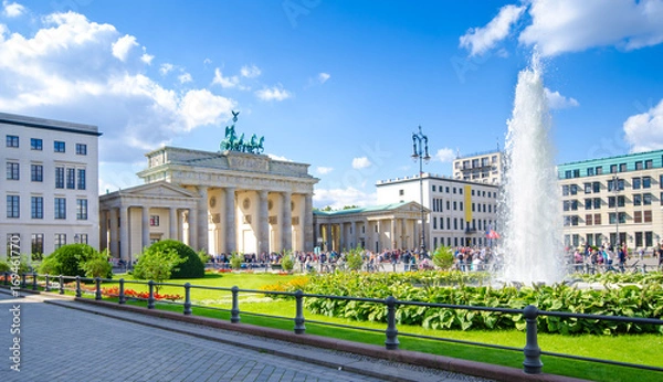 Fototapeta Berlin, Brama Brandenburska