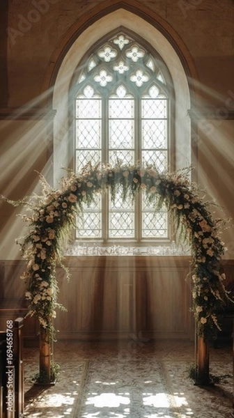 Obraz entrance to the church