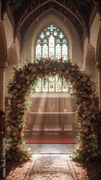 Obraz entrance to the church