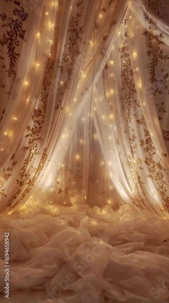 Obraz curtains and curtain