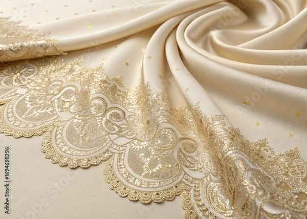 Obraz golden silk background
