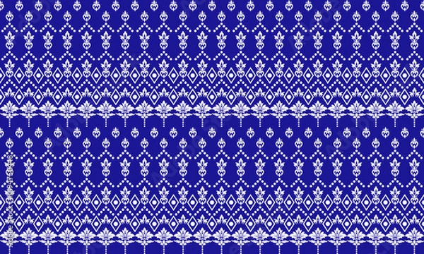 Obraz blue and white background