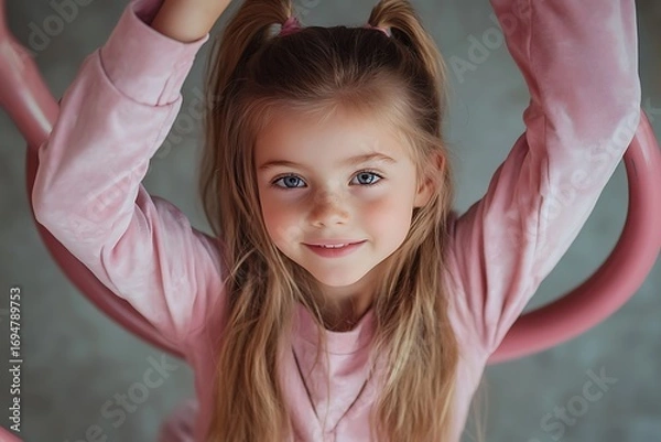 Obraz portrait of a little girl