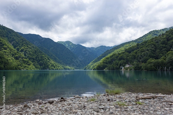 Obraz エメラルドグリーンの秘境