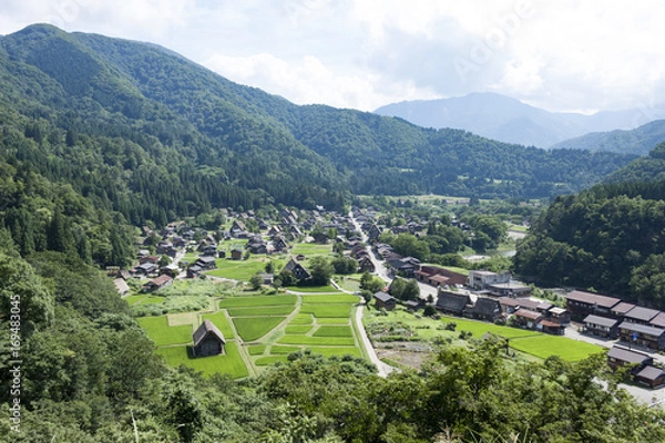 Obraz 初夏の白川郷