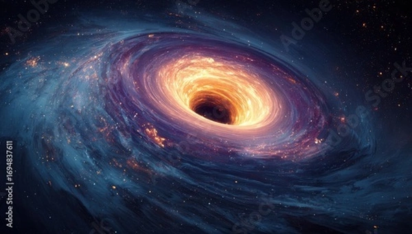 Fototapeta Cosmic vortex in deep space (11)