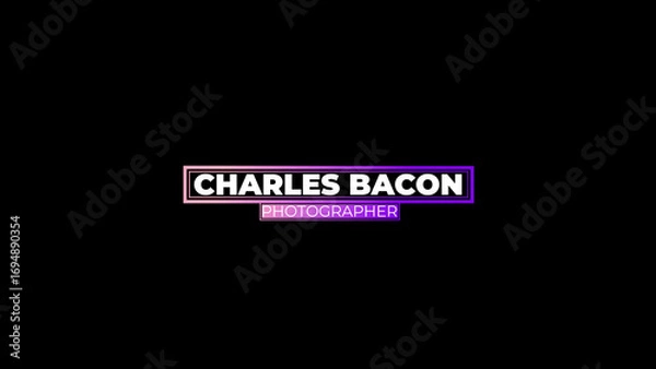 Fototapeta Modern Lower Third 01