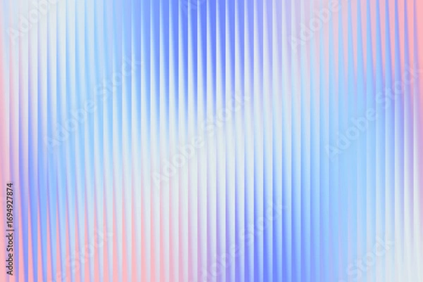 Fototapeta Soft pastel abstract background with vertical pleats and a dreamy blend of blue, pink, and white hues