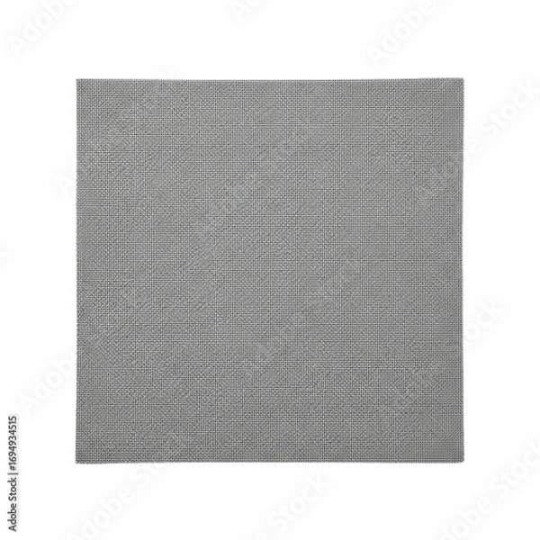 Fototapeta Abstract Woven Grey Fabric Background Detailed Texture Seamless Pattern Fine Threads Close Up on transparent background