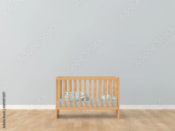 Obraz Baby room bed room 3d rendering image