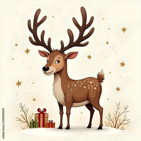 Obraz Christmas illustration 