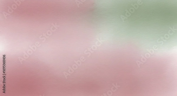Fototapeta A soft blend of pastel hues with pink and green creating a gentle and calming abstract background
