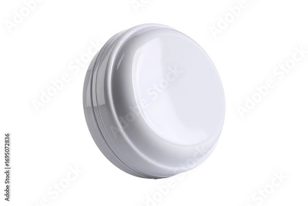 Fototapeta White ceiling light fixture, isolated, studio shot, product photography