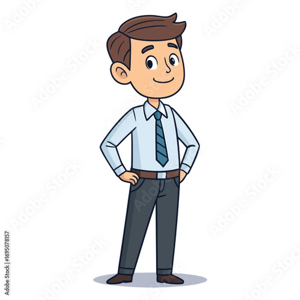 Fototapeta Whimsical Cartoon Occupations and Characters Illustrations