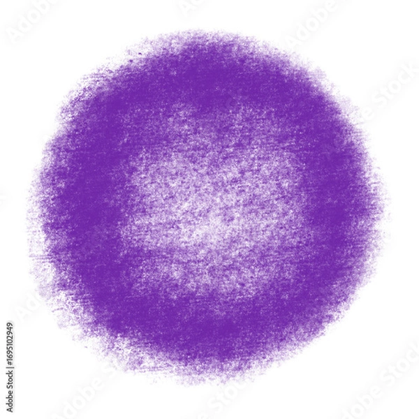 Fototapeta Abstract purple textured circle with grainy effect
