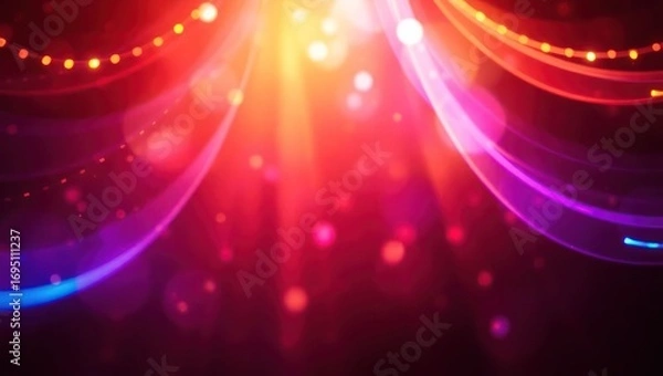 Fototapeta disco lights background