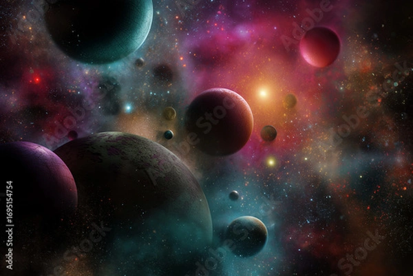 Obraz planet in space