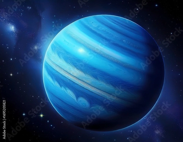 Fototapeta planet neptune in space