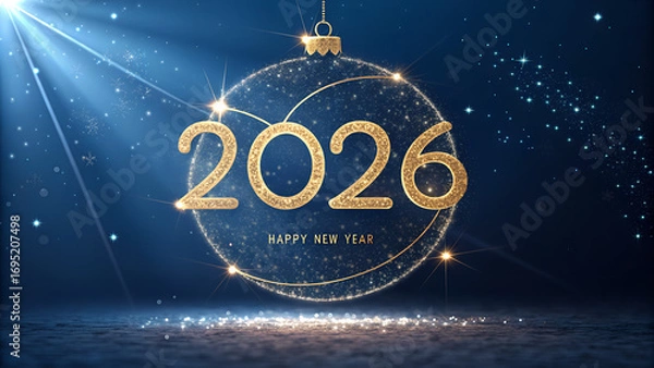Obraz 2026 happy new year