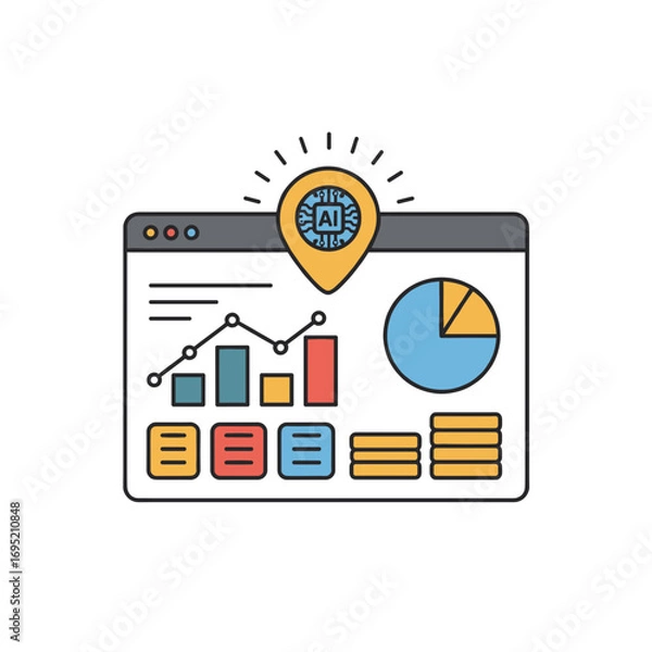 Obraz Copilot Icon – Finance Dashboard Helper