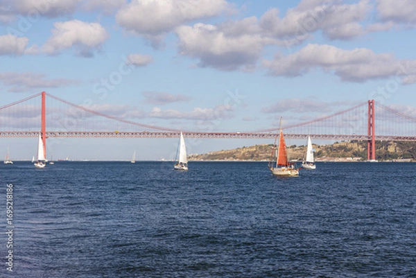 Fototapeta suspended bridge