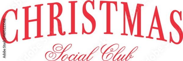 Obraz Christmas Social Club