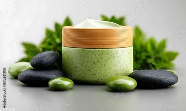 Fototapeta 
Save to Library Download Preview Preview Crop Find Similar File #: 1462295661 Sustainable Cosmetic Cream Jar wit