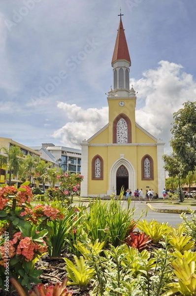Obraz Notre Dame Cathedral in Papeete, Tahiti, French Polynesia