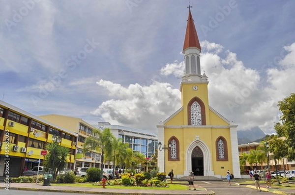 Obraz Notre Dame Cathedral in Papeete, Tahiti, French Polynesia